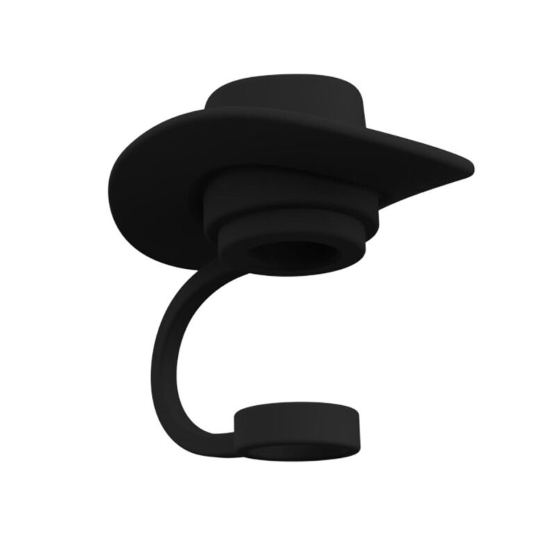 Silicone Cowboy Hat Straw Cover for Fun Drink - 2