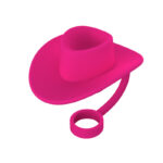 Silicone Cowboy Hat Straw Cover for Fun Drink - 4