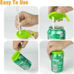 Aluminum Can Straw Cover Lid Splash Proof Cap - 2