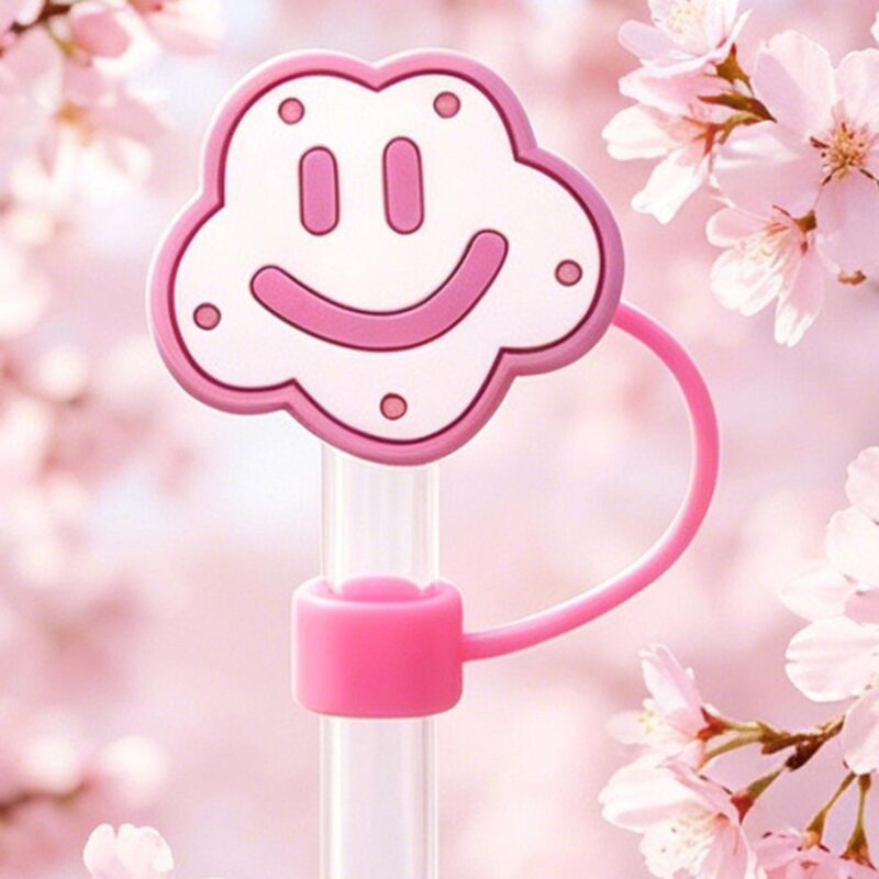 Cute Silicone Straw Topper Charms Set - 4