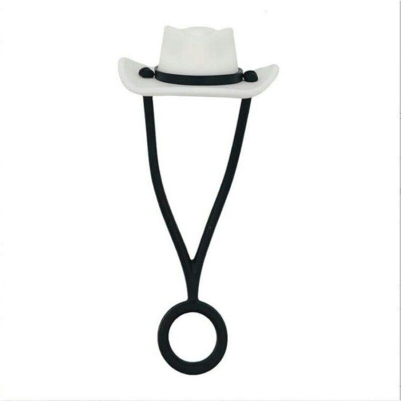 Silicone Cowboy Straw Topper - 4