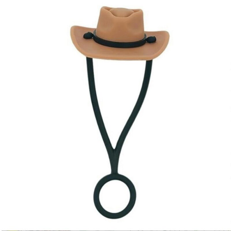 Silicone Cowboy Straw Topper - 5