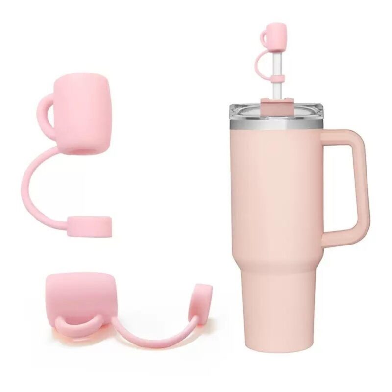 Silicone Cup Shape Straw Topper - 1