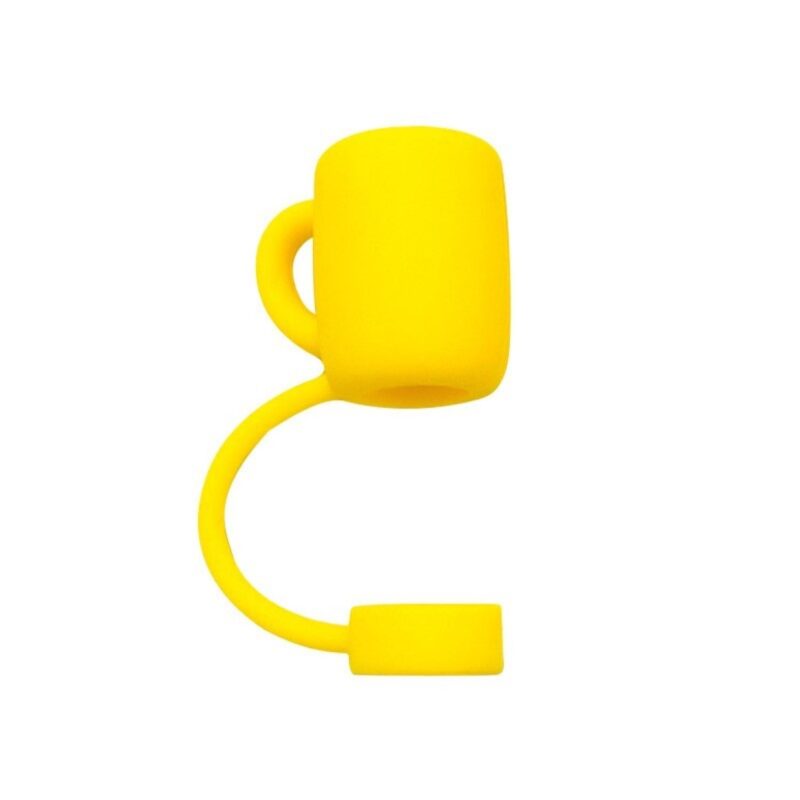 Silicone Cup Shape Straw Topper - 2