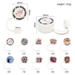 Silicone Straw Cover Cap - 4