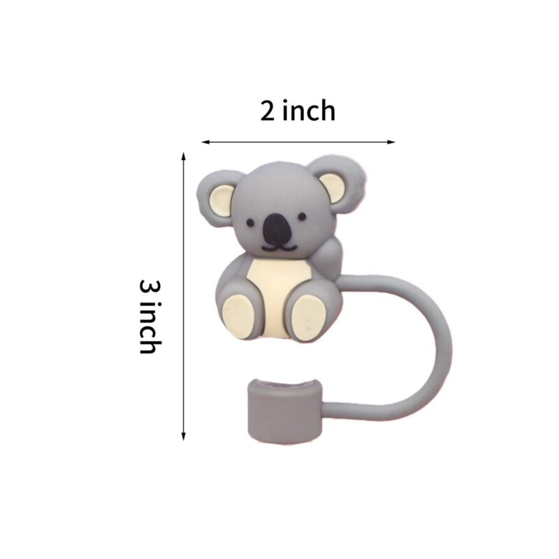 Silicone Straw Cover Dust Cap Charm - 1