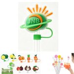 Custom PVC Straw Topper Cover - 1