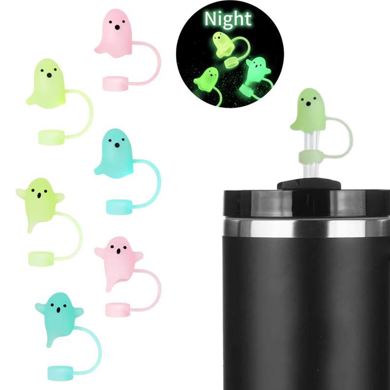 Halloween Ghost Straw Cover - 1
