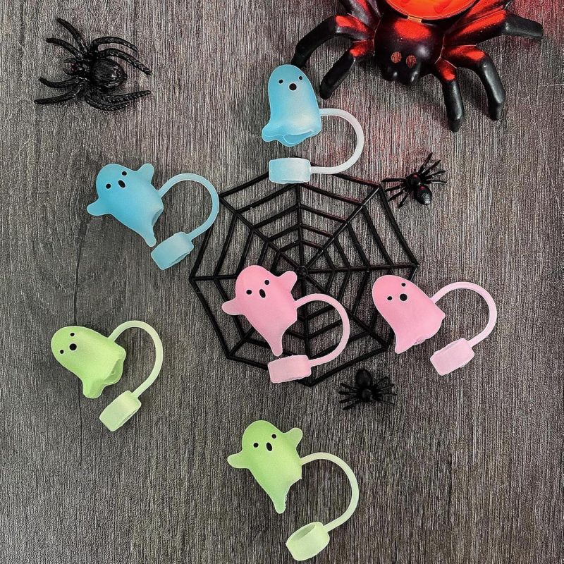Halloween Ghost Straw Cover - 4