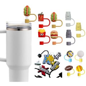 Reusable 3D Silicone Straw Cover