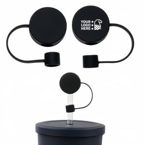 Reusable Silicone Straw Cover Cap Travel Drink Protector
