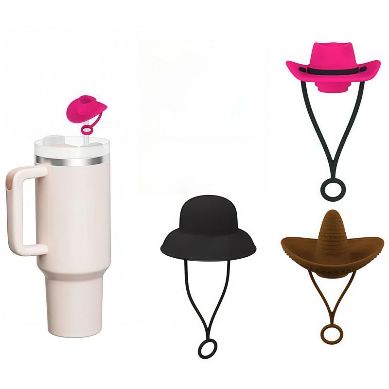 Silicone Straw Topper Cover - 1