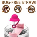 Silicone Straw Topper Cover - 2
