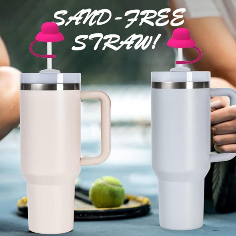 Silicone Straw Topper Cover - 3