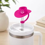 Cowboy Hat Silicone Straw Topper - 1