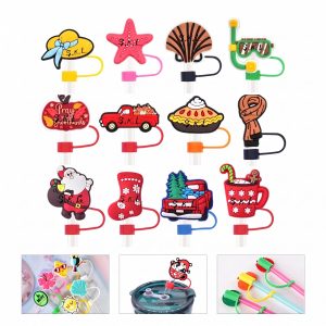 Customizable PVC Straw Topper
