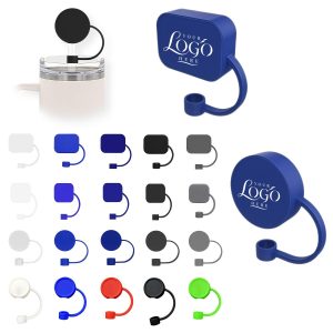 Reusable Silicone Straw Topper Protector Cap For Tumbler Cup Shape Options