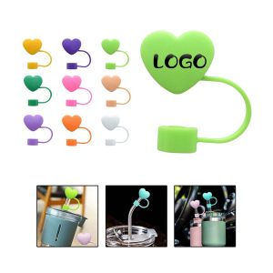3D Heart Straw Cover