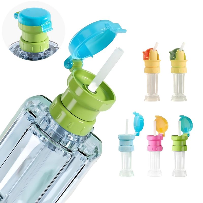 Children's Portable Drink Anti-spill Anti-choking Straw Cover - 1