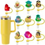 LED Flashing Duck Shape Straw Cover - 1