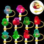 LED Flashing Duck Shape Straw Cover - 2