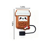Novelty Straw Cover With Character Shape And Attached Loop - 2