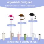 Novelty Straw Cover With Hat Shape And Hanging Loop - 2