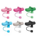 Novelty Straw Cover With Shoe Shape And Attached Loop - 3