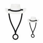 Silicone Cowboy Hat Straw Cover Tumbler Lid Imprintable Beverage Promotion - 7