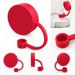 Silicone Straw Cover Cap For Standard Straws