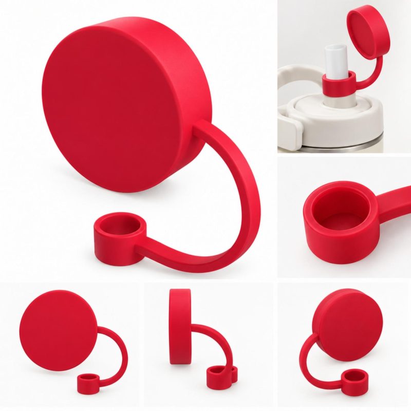 Silicone Straw Cover Cap For Standard Straws