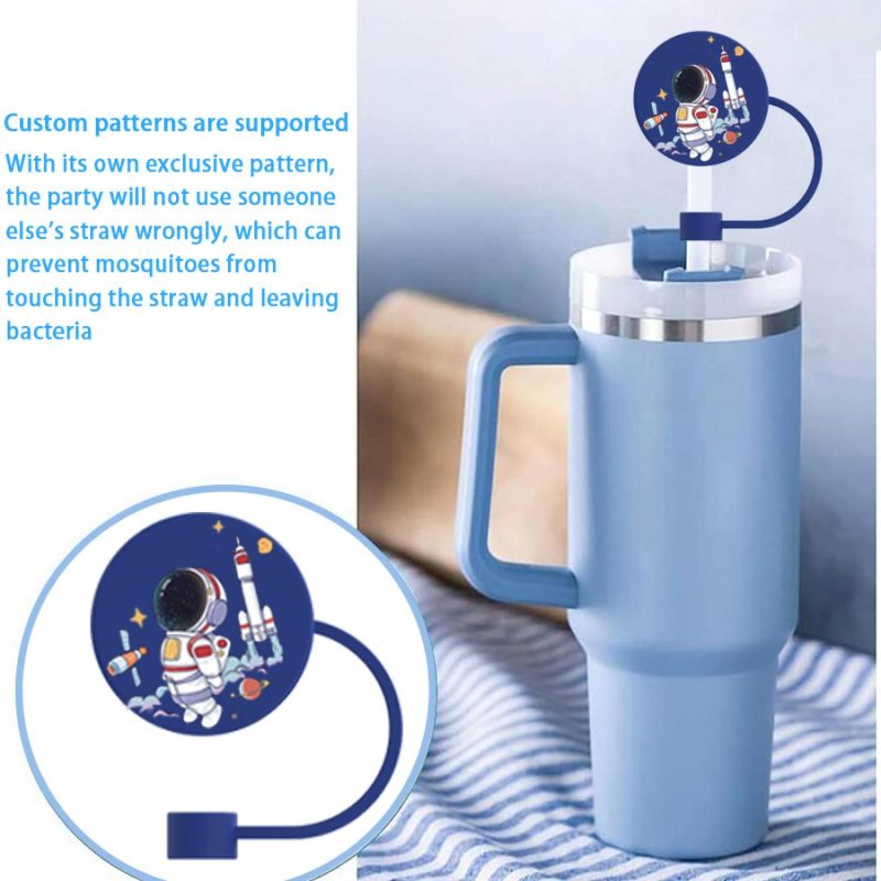 Silicone Straw Cover Cap - 4