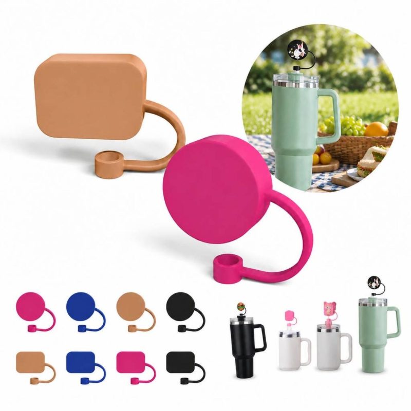 Silicone Straw Cover Cap for Reusable Straws - 1